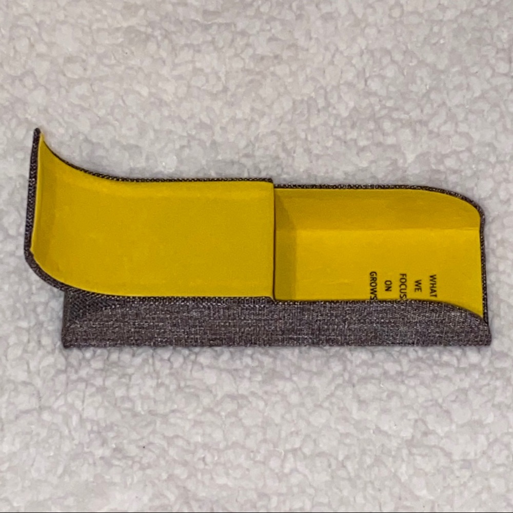 Life Is Good Eyeglass Case-WHAT WE FOCUS ON GROWS